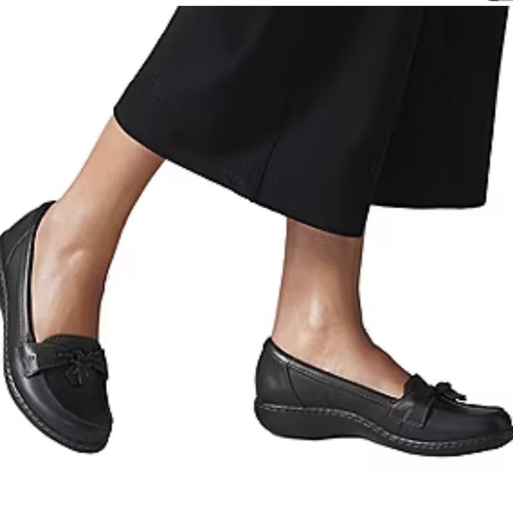 Clarks Ashland Bubble Loader, Upper Leather Slip-Ons Sz 11 - Picture 9 of 17